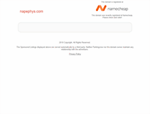 Tablet Screenshot of napephys.com